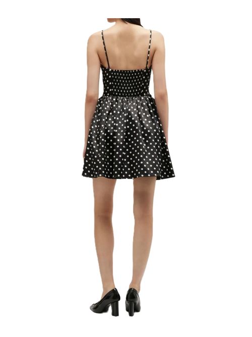 GANNIAbito corto a pois con fiocchi Ganni | A1030193099 BLACK